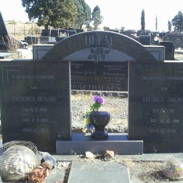 HELM Frederick Richard 1906-1963 &amp; Fredrica Jacoba 1911-1991