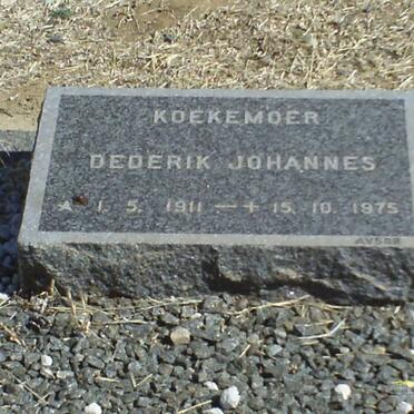 KOEKEMOER Dederik Johannes 1911-1975