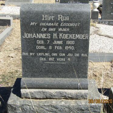KOEKEMOER Johannes H. 1900-1940