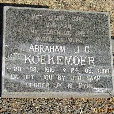 KOEKEMOER Abraham J.G. 1916-1988