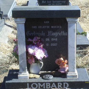 LOMBARD Gertruida Magrietha 1948-2007