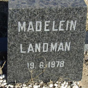 LANDMAN Madelein 1978-1978