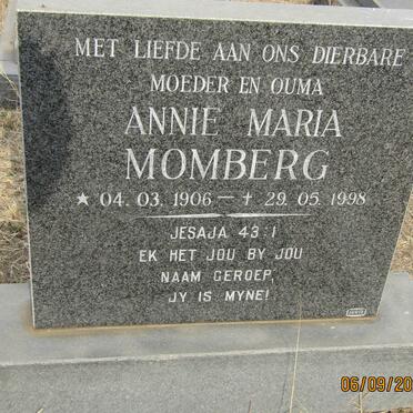MOMBERG Annie Maria 1906-1998