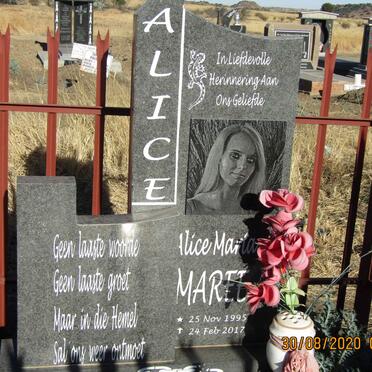 MAREE Alice Maria 1995-2017