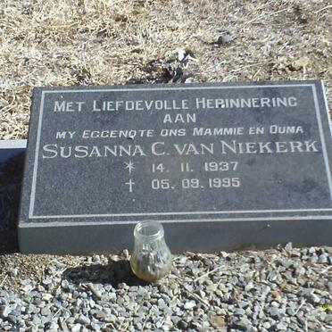 NIEKERK Susanna C., van 1937-1995