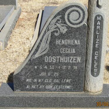 OOSTHUIZEN Hendriena Cecilia  1950-1979