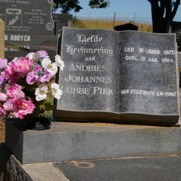 PIEK Andries Johannes Lubbe 1920-1964