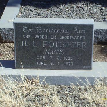 POTGIETER H.L. 1895-1973
