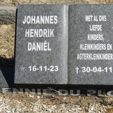 PLOOY Johannes Hendrik Daniel, du 1923-2011