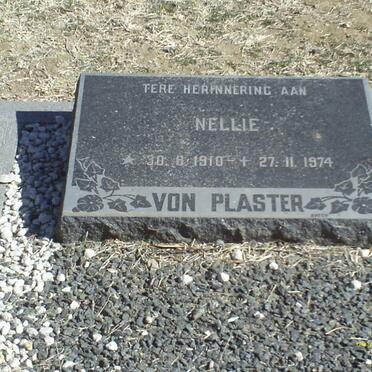 PLASTER Nellie, von 1910-1974