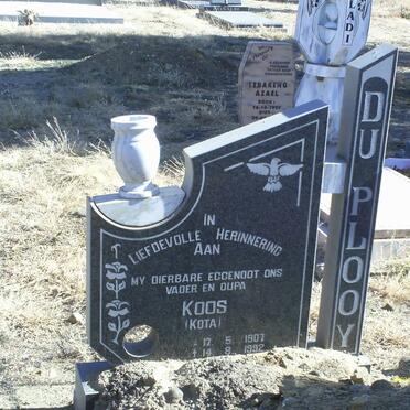 PLOOY Koos, du 1907-1992 &amp; Anna VENTER 1911-1998