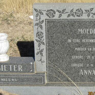 POTGIETER Eddie 1921-1990 &amp; Anna 1925-2008