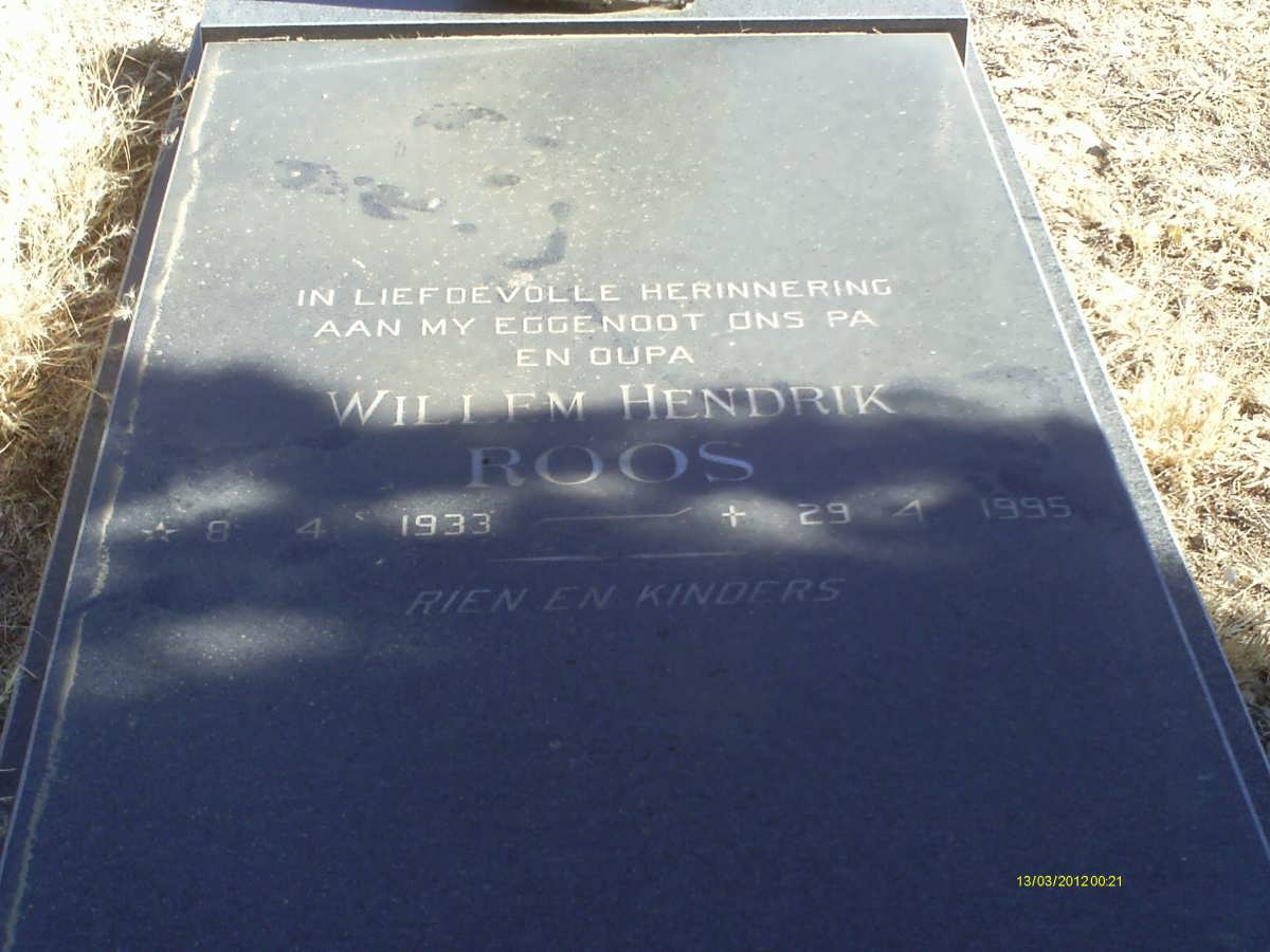 ROOS Willem Hendrik 1933-1995