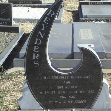 REYNDERS ?? 1904-1987