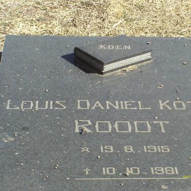 ROODT Louis Daniel Kotze 1915-1981
