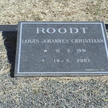ROODT Louis Johannes Christiaan 1991-2007