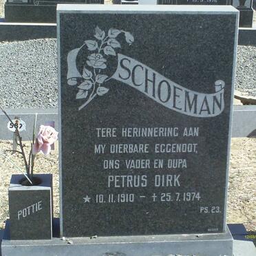 SCHOEMAN Petrus Dirk 1910-1974