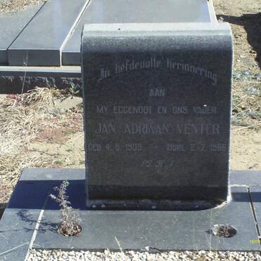 VENTER Jan Adriaan 1903-1966