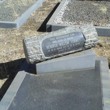 VERWEY Hendrik Willem 1943-1972