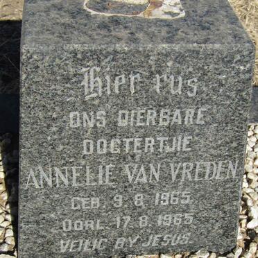 VREDEN Annelie, van 1965-1965