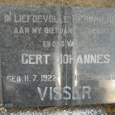 VISSER Gert Johannes 1922-1966