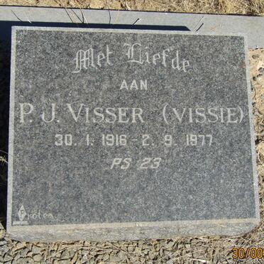 VISSER P.J. 1916-1977