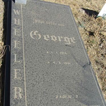WHEELER George 1914-1981