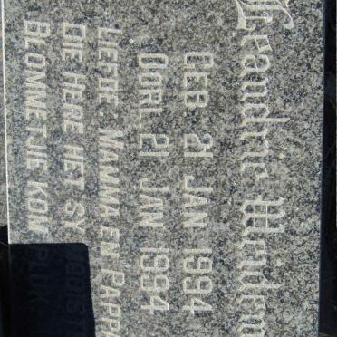 WEIDEMAN Leandrie 1994-1994