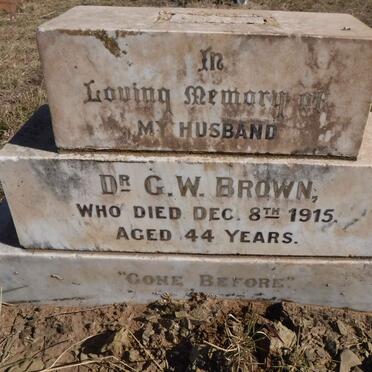 BROWN G.W.   -1915