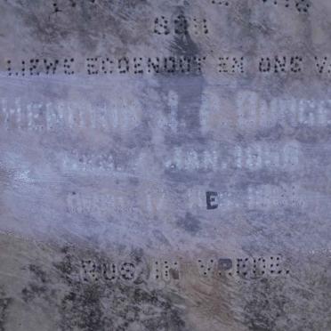 BURGER Hendrik J.P. 1858-1931