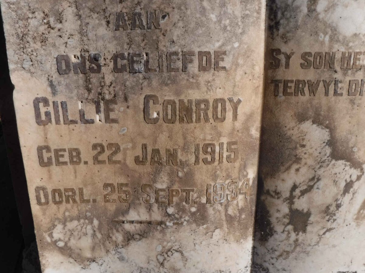 CONROY Gillie 1915-1934