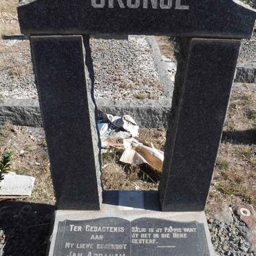 CRONJE Jan Abraham 1855-1940