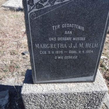 HELM Margretha J.J.M. 1879-1954