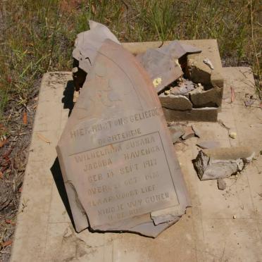 HAVENGA Wilhelmina Susana Jacoba 1917-1918