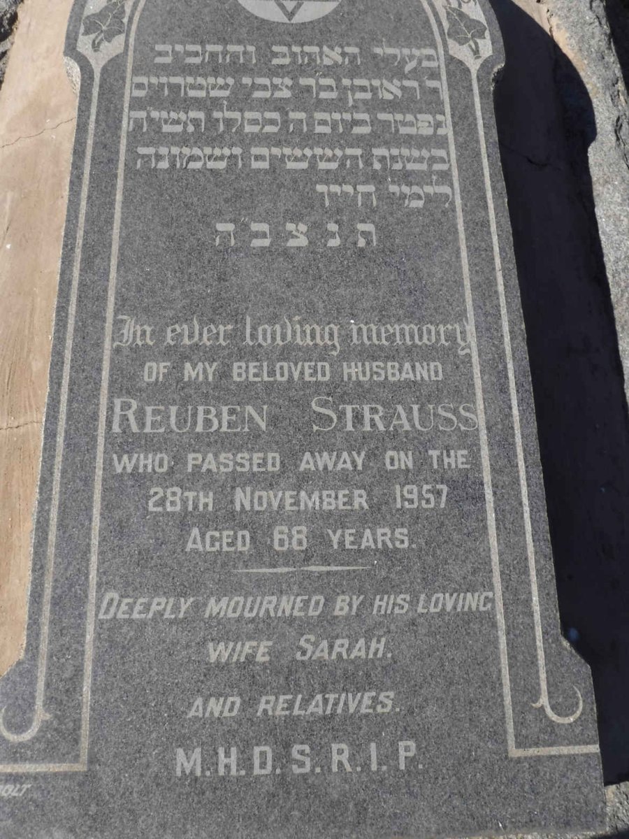 STRAUSS Reuben -1957