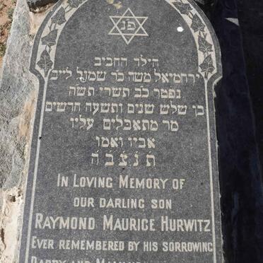 HURWITZ Raymond Maurice