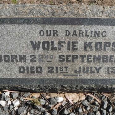 KOPS Wolfie 1903-1931