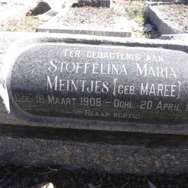 MEINTJES Stoffelina Maria nee MAREE 1908-1976