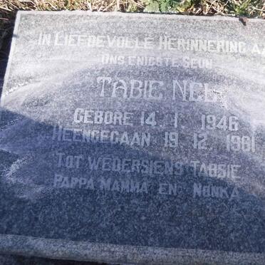 NEL Tabie 1946-1961