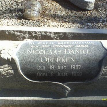 OELFKEN Nicolaas Daniel 1907-1956