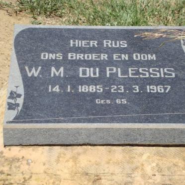 PLESSIS W.M., du 1885-1967