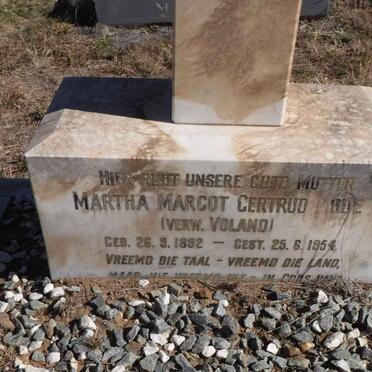 PIDDE Martha Margot Gertrud nee VOLAND 1892-1954