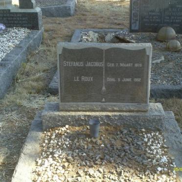 ROUX Stefanus Jacobus, le 1876-1952