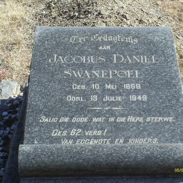 SWANEPOEL Jacobus Daniel 1868-1949