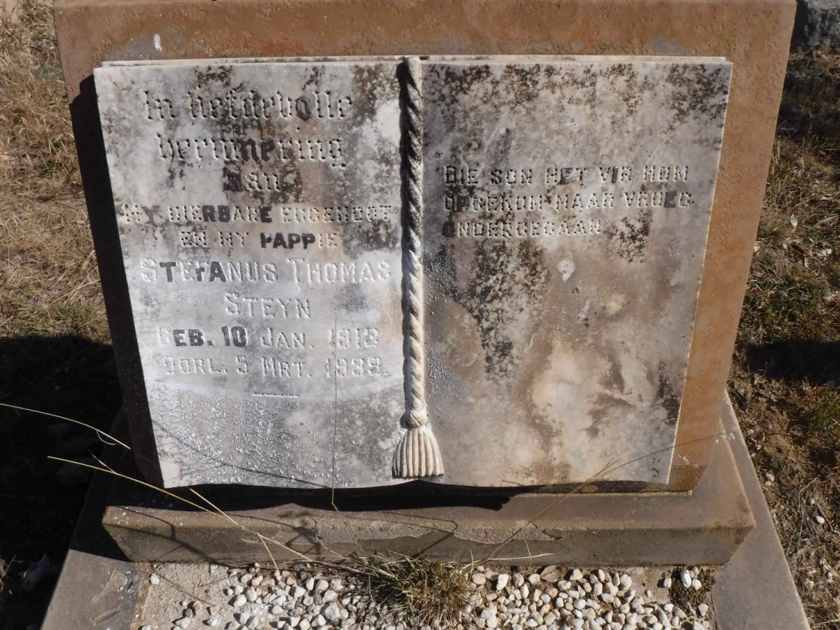 STEYN Stefanus Thomas 1912-1939