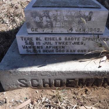 SCHOEMAN Petrus 1940-1941 :: SCHOEMAN Dirk 1943-1943