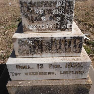 VENTER Rassie 1929-1934