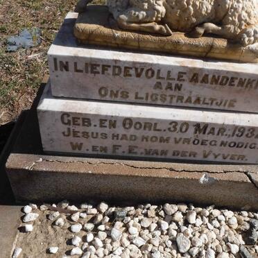 VYVER, van der 1932-1932