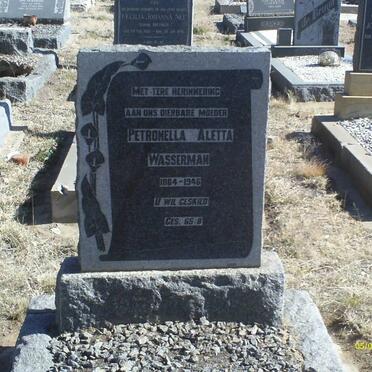 WASSERMAN Petronella Aletta 1884-1946
