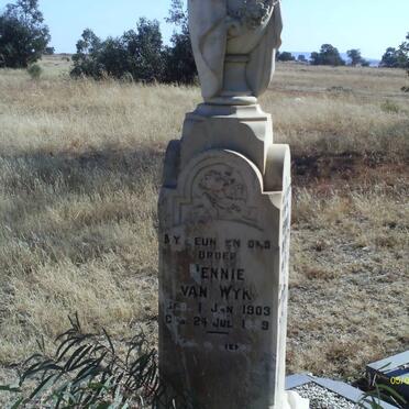 WYK Hendrik Johannes, van 1869-1929 :: VAN WYK Hennie 1903-1929